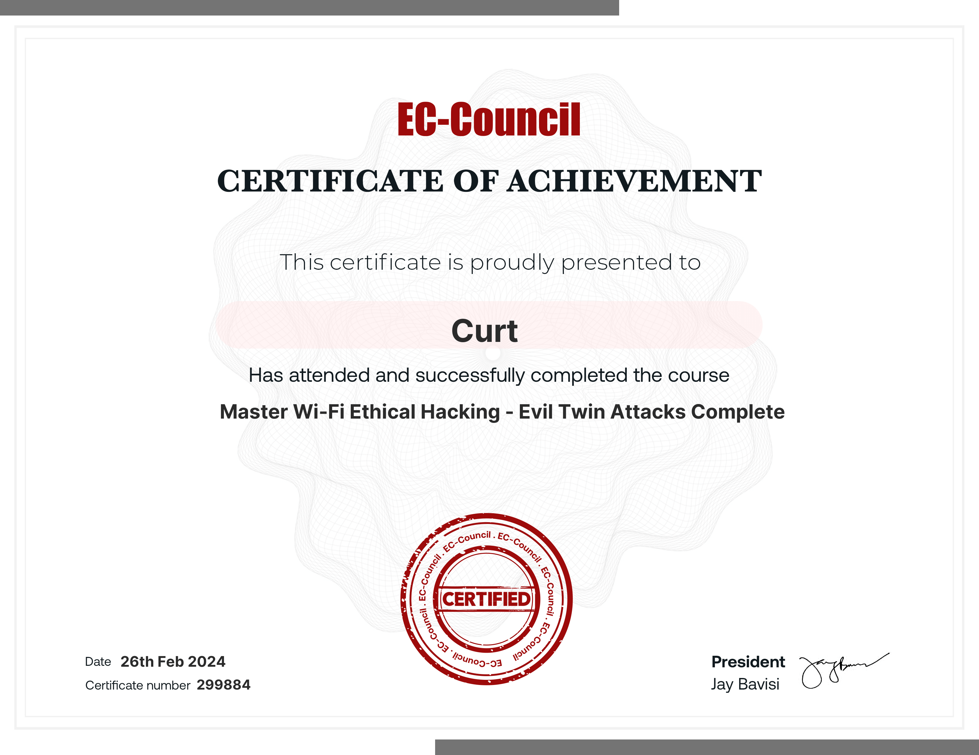 Master Wifi Hacking Certificate